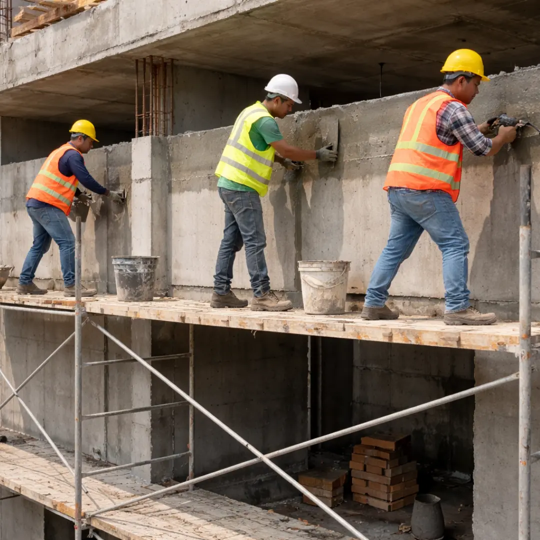 Ejemplo de condición insegura en obra