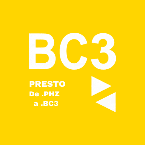 Convertir un fichero de PRESTO en BC3